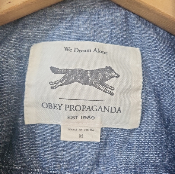 Women's Obey Propaganda Hemingway Utility Drawstring Waist Jacket M - Picture 4 of 13